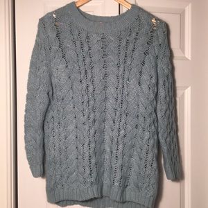 Long Light Blue Sweater